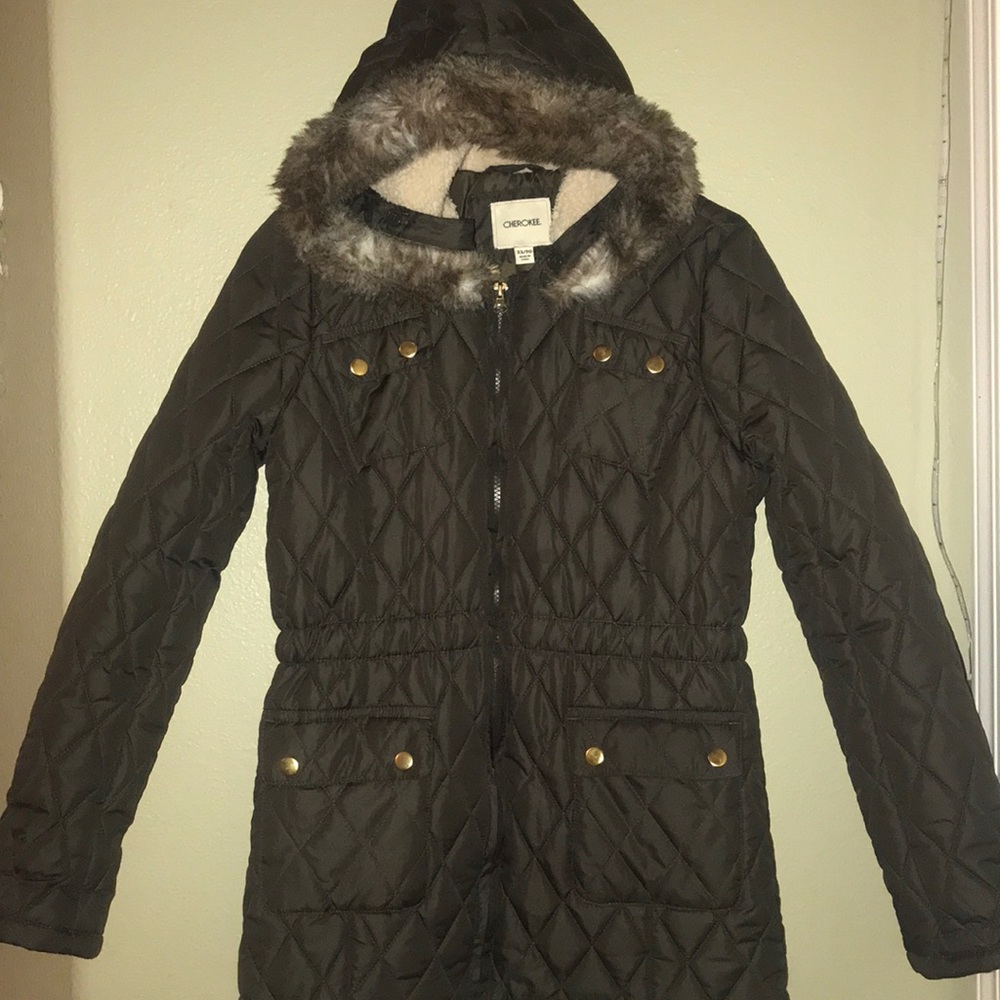 Girls army green jacket